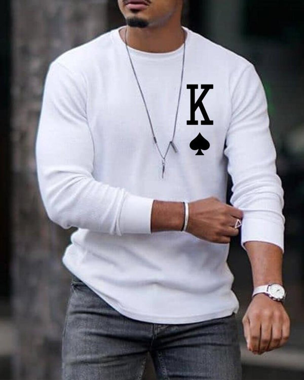 Short-sleeved Men's Long-sleeved Top