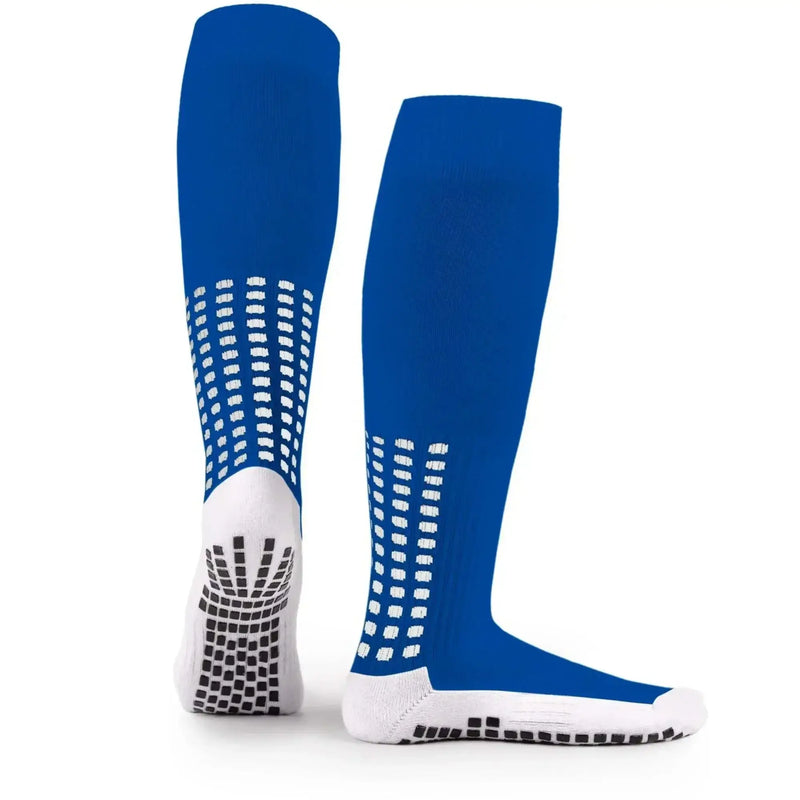 Grip Socks Football Knee Socks - LUX - Blue