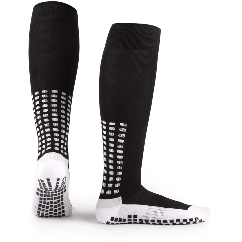Grip Socks Football Knee Socks - Black - LUX