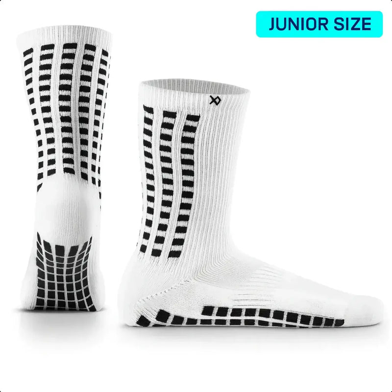 Grip Socks Football - Calf Socks - White - LUX - White / Small