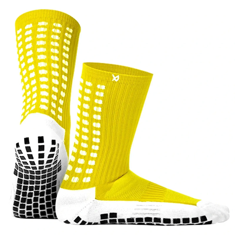 Grip Socks Football - Calf Socks - Yellow - LUX