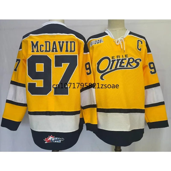 97 Connor McDavid Jersey Canada Edmonton Ice Hockey Jersey Sport Sweater All Stitched Letters Numbers More Color Us Size S-Xx