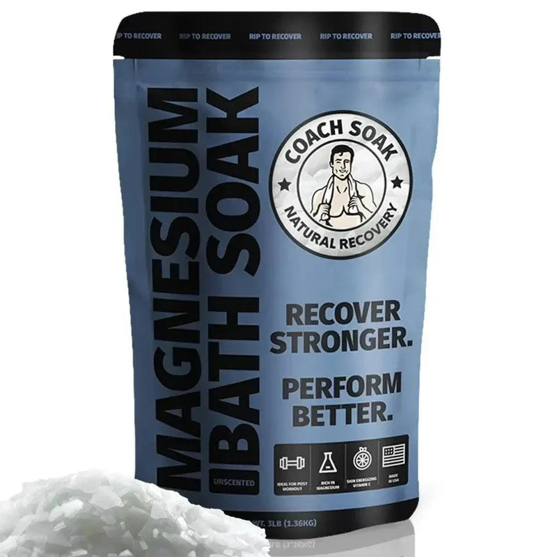 Coach Soak Magnesium Bath Soak | Post-Workout Recovery - Unscented