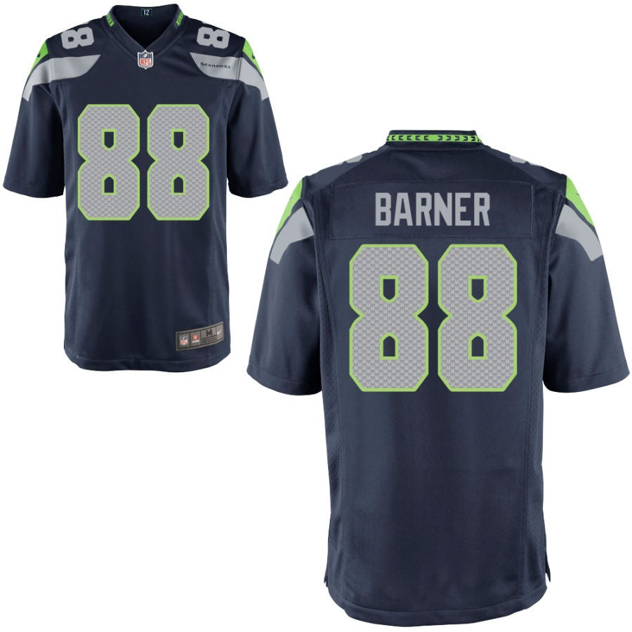 AJ Barner Youth Nike College Navy Seattle Seahawks Custom Game Jersey