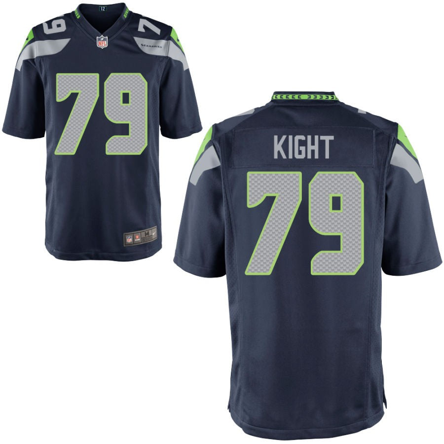 Amari Kight Youth Nike College Navy Seattle Seahawks Custom Game Jersey
