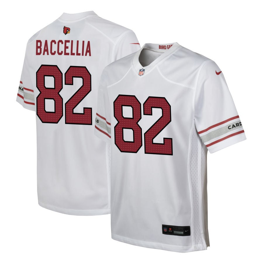 Andre Baccellia Youth Nike  White Arizona Cardinals Custom Game Jersey