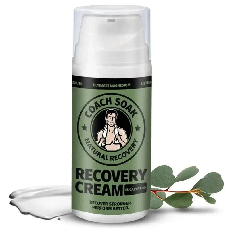 Coach Soak Magnesium Recovery Cream | Fast Muscle Relief - Eucalyptus