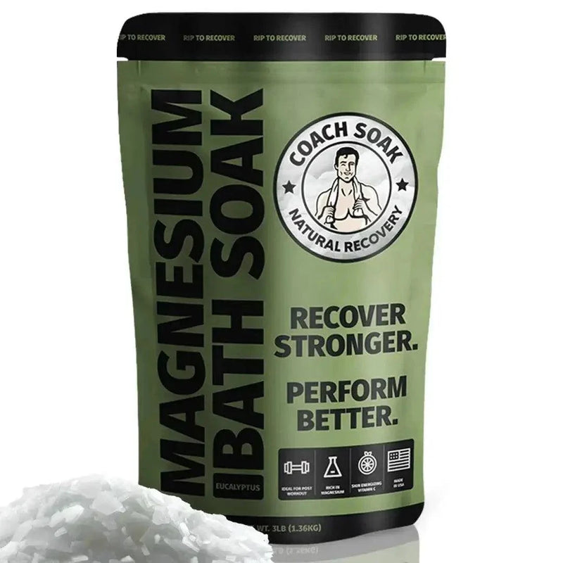 Coach Soak Magnesium Bath Soak | Post-Workout Recovery - Eucalyptus Tea Tree