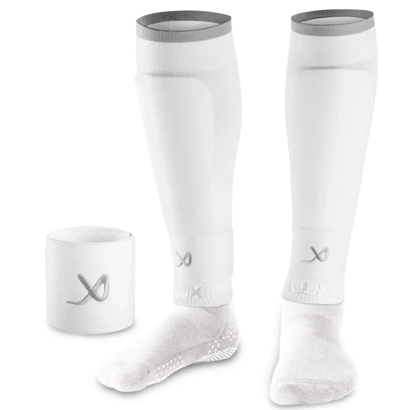 Football Sleeves - White - LUX