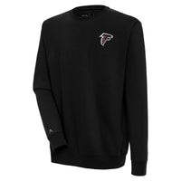 Men's Antigua  Black Atlanta Falcons Victory Pullover Sweatshirt