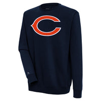 Men's Antigua  Navy Chicago Bears Victory Pullover Sweatshirt